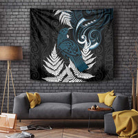 New Zealand Tui Bird Tapestry Maori Kowhaiwhai