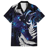 New Zealand Maori Matariki Family Matching Tank Maxi Dress and Hawaiian Shirt Tui Bird Galaxy