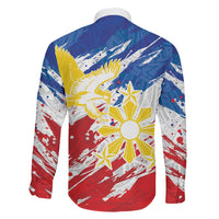 Personalized Filipino Sun and Stars Family Matching Off Shoulder Short Dress and Hawaiian Shirt Grunge Vibes LT7 - Polynesian Pride