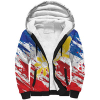 Personalized Filipino Sun and Stars Sherpa Hoodie Grunge Vibes
