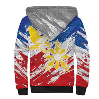 Personalized Filipino Sun and Stars Sherpa Hoodie Grunge Vibes