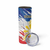 Personalized Filipino Sun and Stars Skinny Tumbler Grunge Vibes