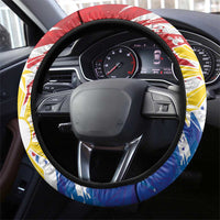 Filipino Sun and Stars Steering Wheel Cover Grunge Vibes