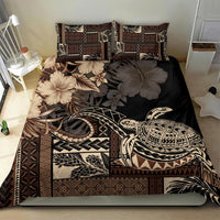 Vaiaso o le Gagana Samoa Bedding Set Siapo Motif Black
