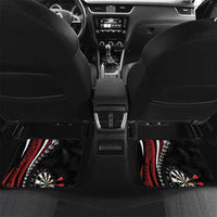 Personalized New Zealand Darts Car Mats Kowhaiwhai Whero Koiri - Manaia