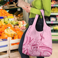 Aotearoa Maori Grocery Bag Pink Fern Ribbons - Polynesian Pride