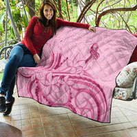 Aotearoa Maori Quilt Pink Fern Ribbons - Polynesian Pride