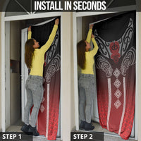 Aotearoa Maori Iwi Heritage Door Cover Ngapuhi Kokowai LT7 - Polynesian Pride