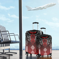 Aotearoa Maori Iwi Heritage Luggage Cover Ngapuhi Kokowai LT7 - Polynesian Pride