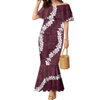 Hawaii Aloha Family Matching Mermaid Dress and Hawaiian Shirt Champange Quilt Patch Work Mix Plumeria Lei