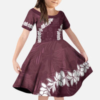 Hawaii Aloha Family Matching Puletasi and Hawaiian Shirt Champange Quilt Patch Work Mix Plumeria Lei