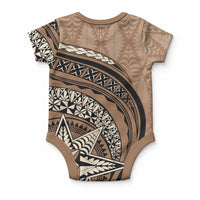 Tonga Ngatu Baby Onesie Tokelau Classic Motifs