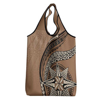 Tonga Ngatu Grocery Bag Tokelau Classic Motifs