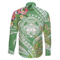 Aloha Molokai Island Family Matching Off The Shoulder Long Sleeve Dress and Hawaiian Shirt Hawaii Pua Kukui