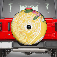 Aloha Hawaii Oahu Spare Tire Cover Wahine with Ilima Lei LT7 - Polynesian Pride