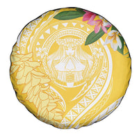 Aloha Hawaii Oahu Spare Tire Cover Wahine with Ilima Lei LT7 - Polynesian Pride