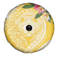Aloha Hawaii Oahu Spare Tire Cover Wahine with Ilima Lei LT7 - Polynesian Pride