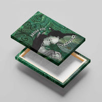 New Zealand Aroha Koe Mama Canvas Wall Art Maori Hongi - Pounamu