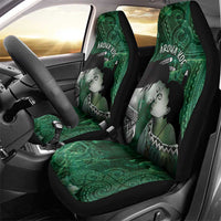 New Zealand Aroha Koe Mama Car Seat Cover Maori Hongi - Pounamu