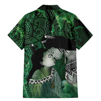 New Zealand Aroha Koe Mama Family Matching Mermaid Dress and Hawaiian Shirt Maori Hongi - Pounamu