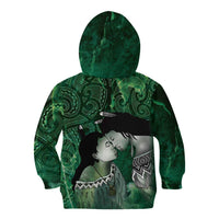 New Zealand Aroha Koe Mama Kid Hoodie Maori Hongi - Pounamu LT7 - Polynesian Pride