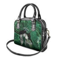 New Zealand Aroha Koe Mama Shoulder Handbag Maori Hongi - Pounamu
