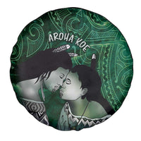 New Zealand Aroha Koe Mama Spare Tire Cover Maori Hongi - Pounamu LT7 - Polynesian Pride