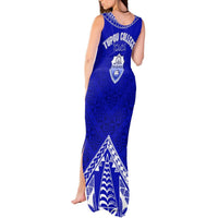 Personalised Tupou College Toloa Tank Maxi Dress Tongan Kupesi - Special LT7 - Polynesian Pride