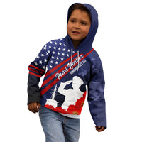 Pearl Harbor Remembrance Day Kid Hoodie Poppy Mix Style LT7 - Polynesian Pride