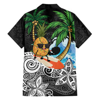Tropical Christmas Polynesian Family Matching Long Sleeve Bodycon Dress and Hawaiian Shirt Funny Surfing Pineapple LT7 - Polynesian Pride