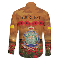 Niue ANZAC Day Personalised Family Matching Puletasi and Hawaiian Shirt with Poppy Field LT9 - Polynesian Pride