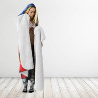 Tonga ANZAC Day Personalised Hooded Blanket Soldier Te Tau Manatui Kinautolu with Poppy Field LT9 - Polynesian Pride
