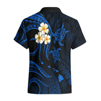 Hawaii Hawaiian Shirt Lanai Islands Polynesian Sunset Plumeria Blue Vibe LT9 - Polynesian Pride