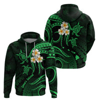 Hawaii Hoodie Lanai Islands Polynesian Sunset Plumeria Green Vibe LT9 - Polynesian Pride