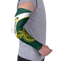 Personalised PNG Jiwaka Province Arm Sleeves Bird of Paradise Tattoo Flag Motif - Polynesian Pride