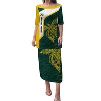 Personalised PNG Jiwaka Province Puletasi Bird of Paradise Tattoo Flag Motif - Polynesian Pride