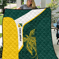 Personalised PNG Jiwaka Province Quilt Bird of Paradise Tattoo Flag Motif - Polynesian Pride