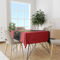 Personalised PNG Sandaun Province Tablecloth Bird of Paradise Tattoo Flag Motif - Polynesian Pride