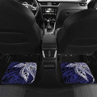 Personalised PNG West New Britain Province Car Mats Bird of Paradise Tattoo Flag Motif - Polynesian Pride