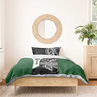 Personalised PNG Western Highlands Province Bedding Set Bird of Paradise Tattoo Flag Motif - Polynesian Pride