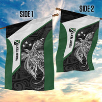 Personalised PNG Western Highlands Province Garden Flag Bird of Paradise Tattoo Flag Motif - Polynesian Pride