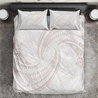 White Sunday Lotu Tamaiti Bedding Set Polynesian Wave Pastel Nude LT9 Nude - Polynesian Pride