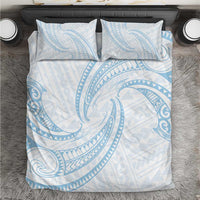 White Sunday Lotu Tamaiti Bedding Set Polynesian Wave Pastel Sky Blue LT9 Blue - Polynesian Pride
