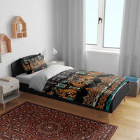 Black Batik Papua-inspired Pattern Bedding Set - Polynesian Pride