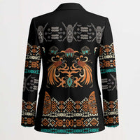 Black Batik Papua-inspired Pattern Blazer - Polynesian Pride