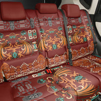 Oxblood Batik Papua-inspired Pattern Back Car Seat Cover LT9 - Polynesian Pride