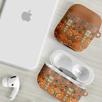 Terracotta Batik Papua-inspired Pattern AirPods Case LT9 - Polynesian Pride
