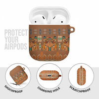 Terracotta Batik Papua-inspired Pattern AirPods Case LT9 - Polynesian Pride