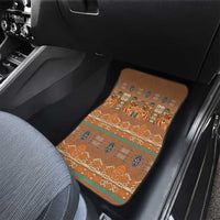 Terracotta Batik Papua-inspired Pattern Car Mats - Polynesian Pride