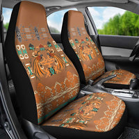 Terracotta Batik Papua-inspired Pattern Car Seat Cover LT9 - Polynesian Pride